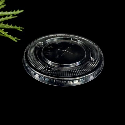 Crystal Clear PET plastični poklopci bez slamki